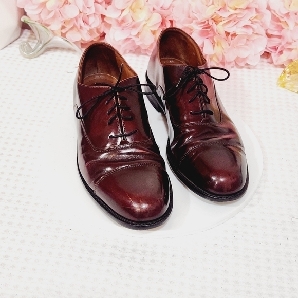 BOSTONIAN Classic Brownish Red Leather Oxfords Size 10M main image 2